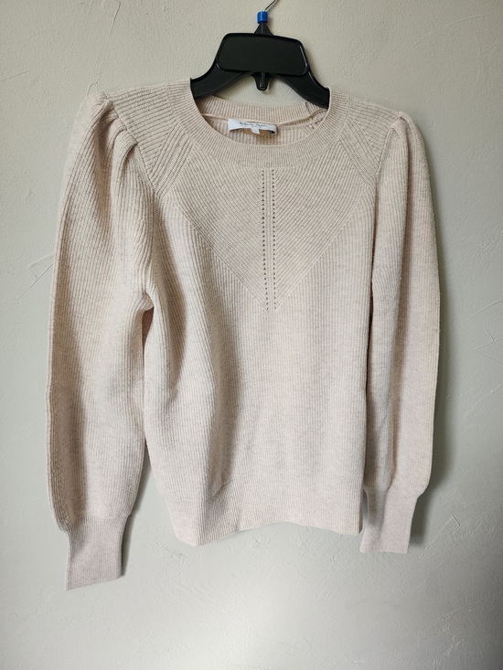 Gerard Darel Sweaters - Gerard Darel Cream Ribbed Crewneck Sweater Size 2